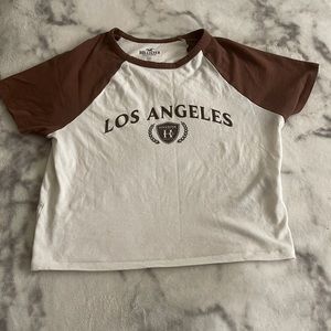Hollister brown top
